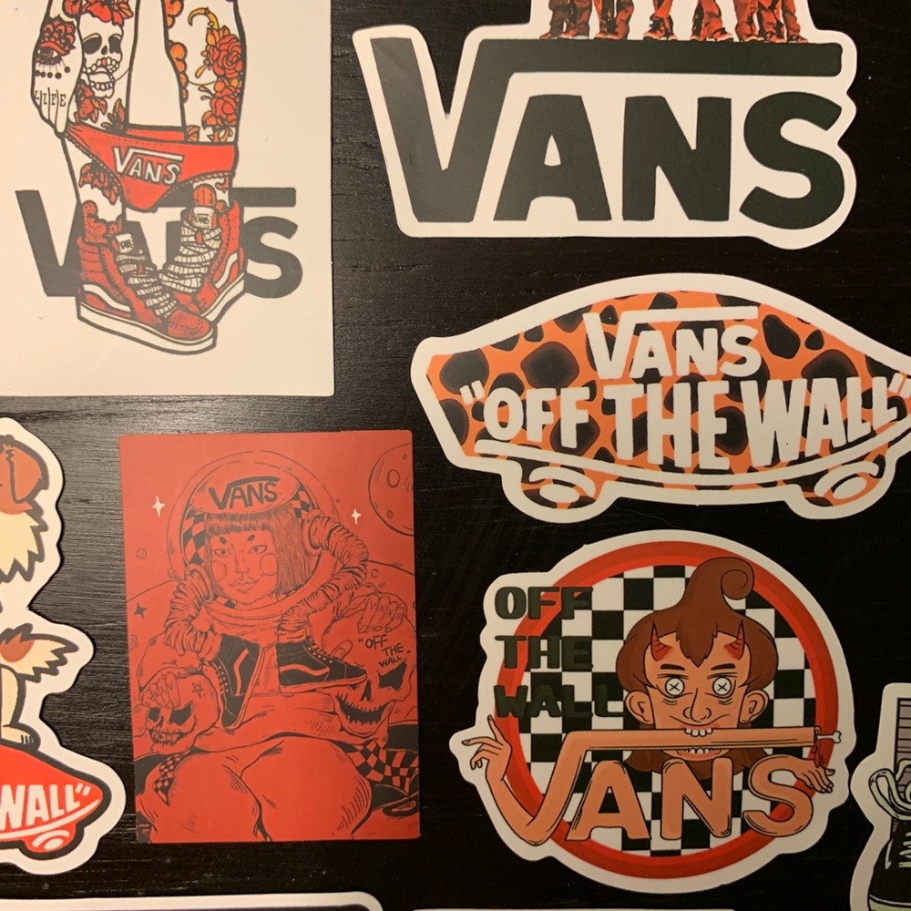 VANS Off The Wall Skate Stickers Decals 12pk - Picture 4 of 4